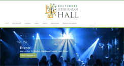 Desktop Screenshot of lithuanianhall.com